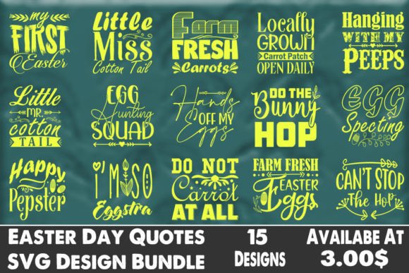 Download Easter Day Quotes 101 SVG Design Bundle - Bundle Collection