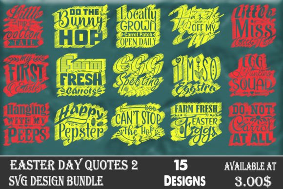 Download Easter Day Quotes 102 SVG Design Bundle - Bundle Collection
