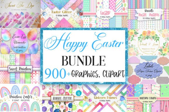 Download Happy Easter Graphics Bundle - Bundle Collection