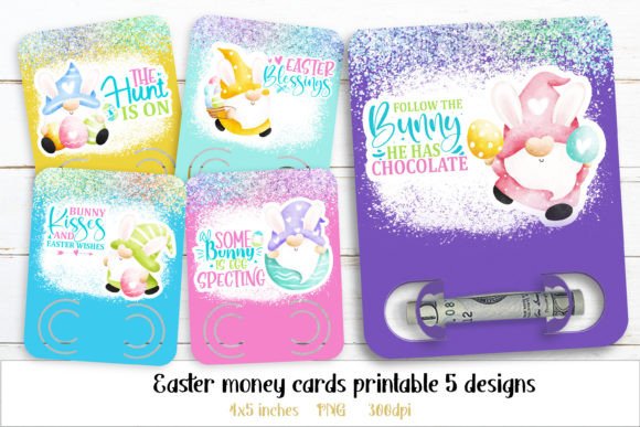 Download Easter Money Holder Bundle Easter Gnomes - Bundle Collection