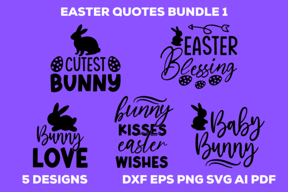 Download Easter Quotes Bundle 1 Graphic - Bundle Collection