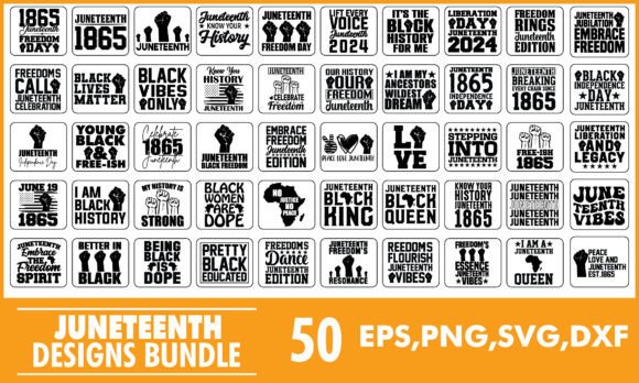 Download Juneteenth Svg Designs Bundle Png Files - Bundle Collection