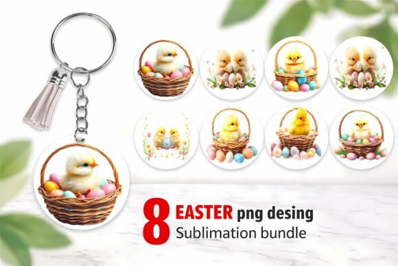 Download 8 Easter Chick PNG Bundle – Cute Baby - Bundle Collection