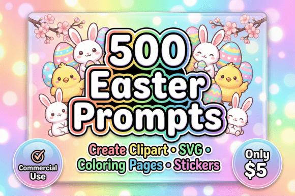 Download 500 Easter Design Prompts Bundle - Bundle Collection