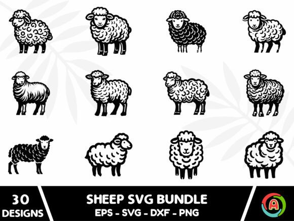 Download Sheep Svg Bundle - Bundle Collection
