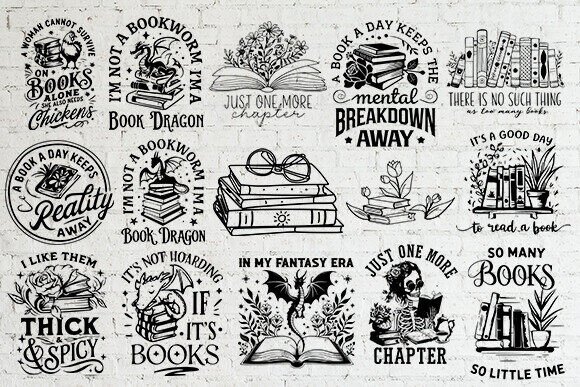 Download Reading Book Svg Bundle, Book Lover Svg, - Bundle Collection