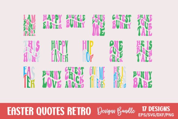 Download Easter Quotes Retro Bundle - Bundle Collection