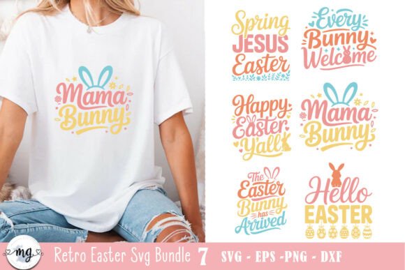 Download Retro Easter SVG Bundle - Bundle Collection