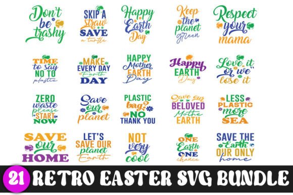 Download Retro Easter Svg. Quotes Svg Bundle, - Bundle Collection