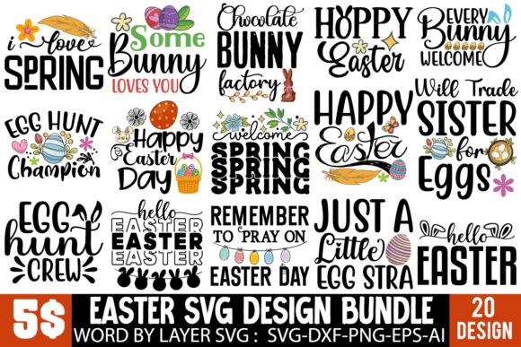 Download Easter SVG T-shirt Bundle - Bundle Collection