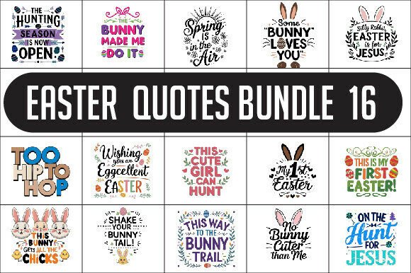 Download Easter Quotes Bundle - Bundle Collection