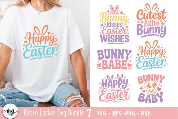 Download Retro Easter SVG Bundle - Bundle Collection