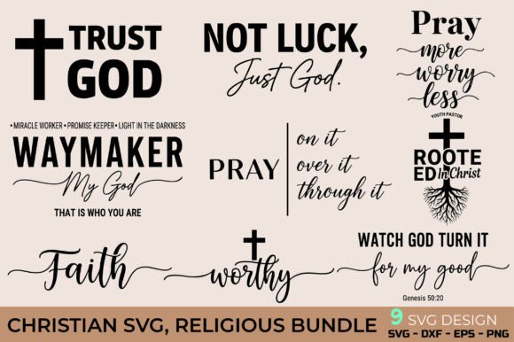 Download Christian SVG Bundle, Trust God SVG - Bundle Collection