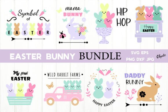Download Easter Bunny Bundle. Easter Rabbit SVG. - Bundle Collection