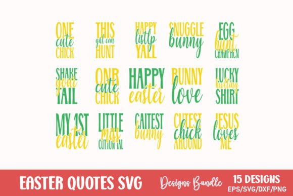 Download Easter Quotes Svg Bundle - Bundle Collection