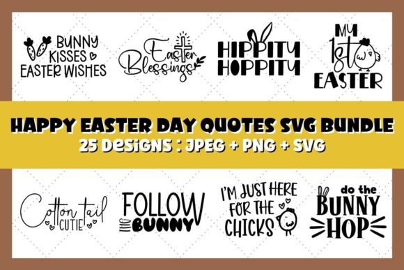 Download Happy Easter Day Quotes SVG Bundle - Bundle Collection