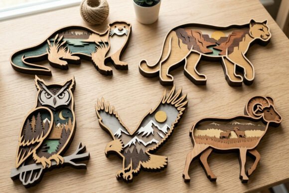 Download Wildlife Layered Animal SVG Bundle - Bundle Collection