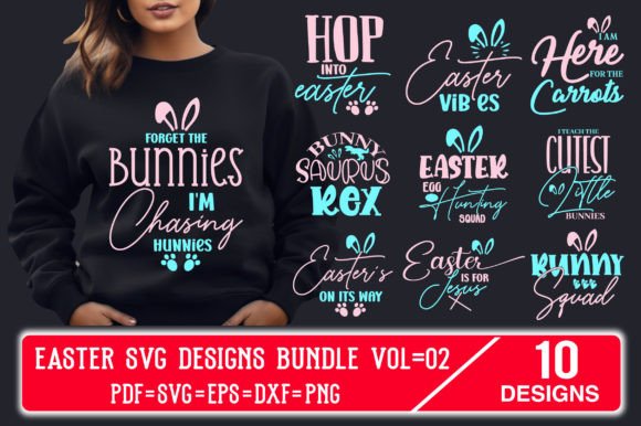 Download Easter SVG Designs Bundle Vol=02 - Bundle Collection