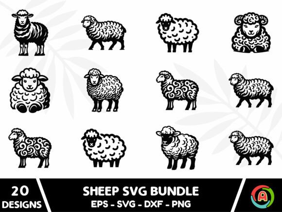 Download Sheep Svg Bundle - Bundle Collection